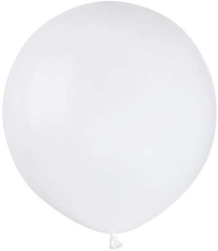 Balony G150 pastel 19" - białe 01/ 50 szt. G150/01