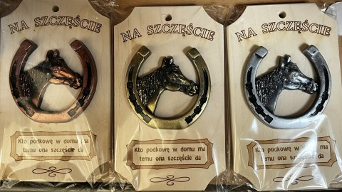 Podkowa na szczęście ''5'' 9,5x16cm