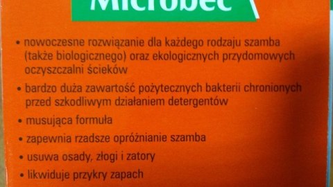 Preparat do szamb MICROBEC 18 saszetek x 25g