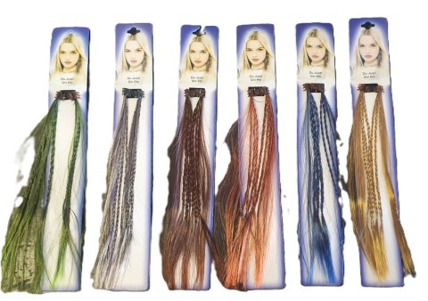 Przypinka do włosów 24szt. warkocz 9801