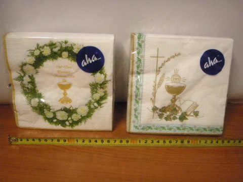 Serwetka papierowa Komunia Święta 33x33 a`20