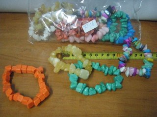 Bransoletka 12szt kamienie 8216