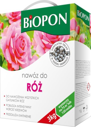 Nawóz do róż 1kg granulat BIOPON