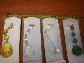 Ozdoba kryształki - ŁZA DQKR45L1TRANSPA