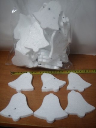 Dzwonek styropianowy 50szt. 10/1 | 1431