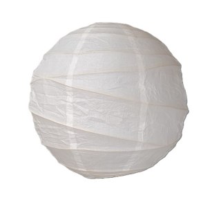 Lampion papierowy 40cm biały abażur