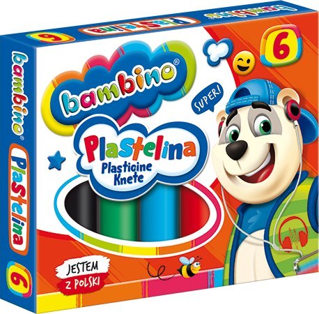 Plastelina 6 kol. Bambino 1727