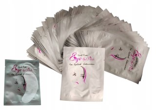 Płatki włókninowe pod oczy 10 saszetek do przedłużania rzęs | PW01