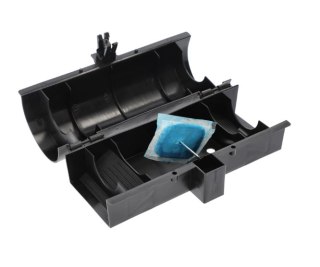 Stacja deratyzacyjna na kluczyk - tunel pułapka na myszy 23 x 11 x 10cm | 730416