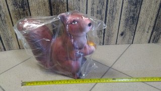 Skarbonka ceramiczna WIEWIÓRKA wym.22x26x13cm