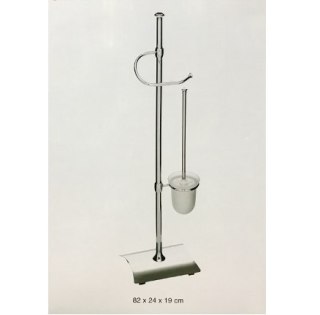 Szczotka do wc z wieszakiem na papier toaletowy SANWOOD