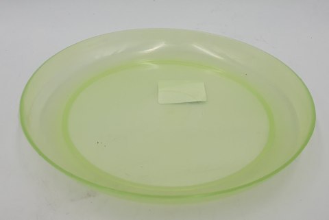 Podstawka 13cm transparentna zielona 10szt