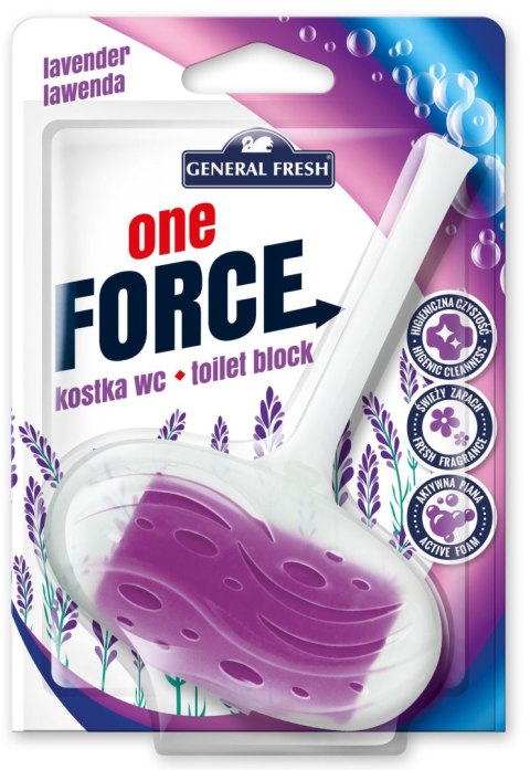 Zawieszka do wc kostka ONE FORCE lawenda