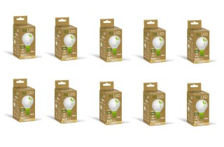 Żarówka ledowa 3LED kulka E-14 8W barwa ciepła 10szt. E/14/4W