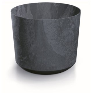 Doniczka TUBO BETON effect antracytowy 12,8cm
