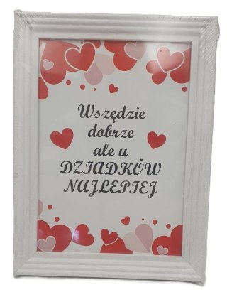 Ramka na zdjęcie 13 x 18 cm "Wszędzie dobrze ale u Dziadków Najlepiej "