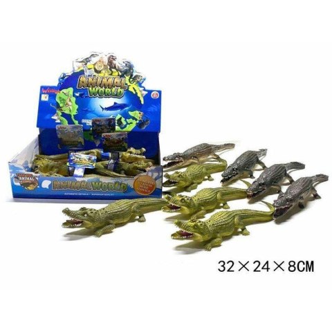 Krokodyl gumowy G200846 piszczący