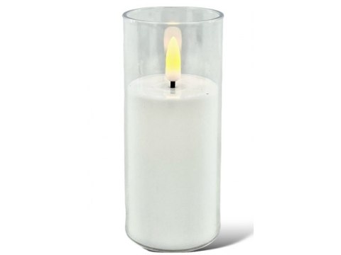 Świeczka led w obudowie z płomieniem - 12,5cm sla7020