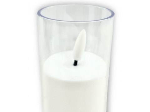 Świeczka led w obudowie z płomieniem - 12,5cm sla7020