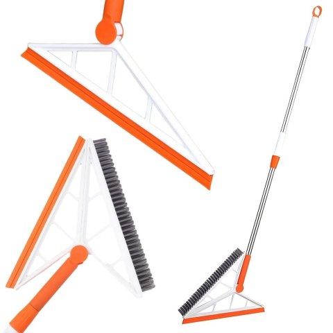 Miotła silikonowa szczotka do wody i innych zabrudzeń z kijem magic długa ściągaczka do szyb 24512