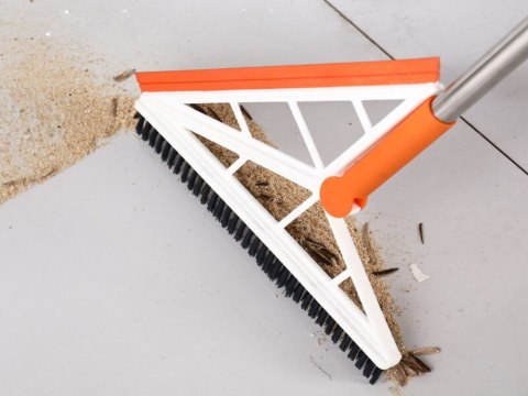 Miotła silikonowa szczotka do wody i innych zabrudzeń z kijem magic długa ściągaczka do szyb 24512