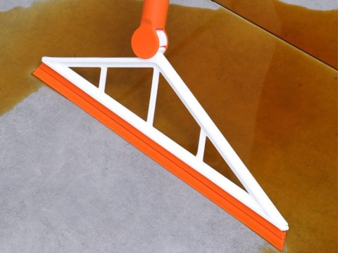 Miotła silikonowa szczotka do wody i innych zabrudzeń z kijem magic długa ściągaczka do szyb 24512