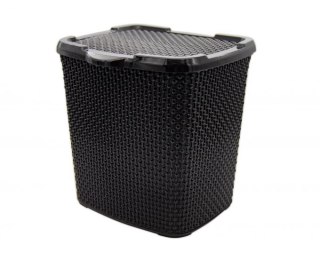 Pojemnik na detergenty czarny PEARL 6L - 4241