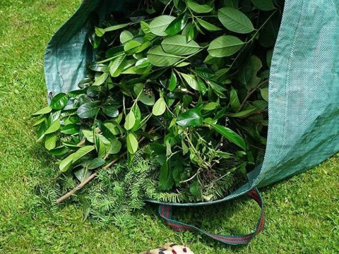 Worek ogrodowy torba ogrodowa pojemnik kosz na liście trawę 120l mocny duży