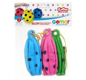 Balony premium piłka nożna piłki z gumką 3 szt. GB/PG07