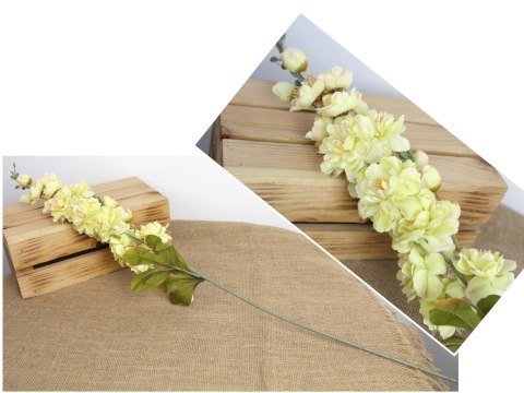 Bukiet 2szt. OSTRÓŻKA wys. 80 cm (kwiat 32 x 8 cm) ŻÓŁTA MD-036D