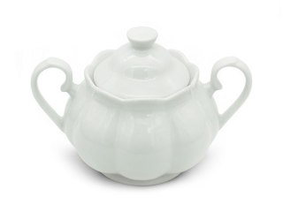 Cukiernica 290ml porcelanowa pojemnik na cukier cukierniczka z pokrywą TR-22-055