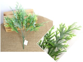 Gałązka 2szt TUJA wys. 40 cm 7 łodyg ZIELONA bielona MD-081A