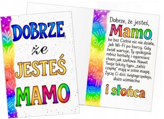 Karnet B6 DOBRZE ŻE JESTEŚ MAMO