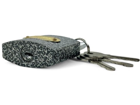 Kłódka chromowana zatrzaskowa 38mm A3705