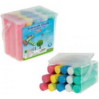 Kreda kolorowa 15szt. 5 kolorów | A-0411