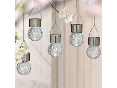 Lampa solarna ogrodowa led Crackle Ball sol2561123