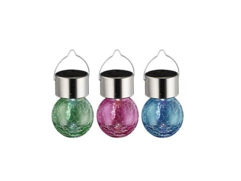 Lampa solarna ogrodowa led Crackle Ball sol2561123