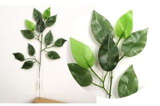 Liść sztuczny 42 x 20 cm ZIELONY 24szt. KAL-366