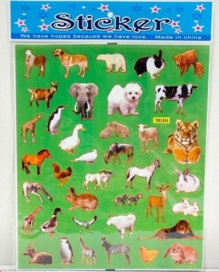 Naklejki 10szt. mix Nakl-000/TM0200A