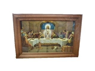 Obraz w drewnianej ramie 10 x 15 - Ostatnia Wieczerza