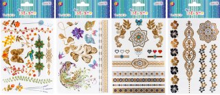 Tatuaże do ciała rozm. 14,5 x 19,5cm mix wzorów TAT-6775