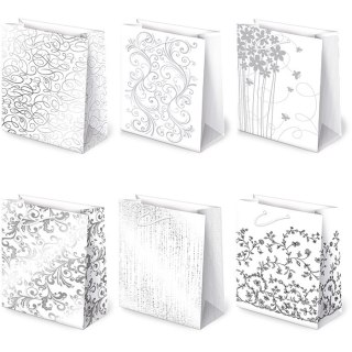 Torebki ozdobne 10szt. T-2 AVANTGARDE set 29 Białe 22,5 x 31,5 x 10,8cm