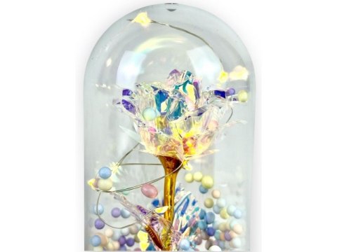 Wieczna róża LED w szkle 762857