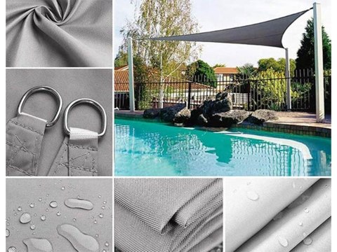 Żagiel przeciwsłoneczny wodoodporny markiza 3 x 3 x 3m 01885_SZ