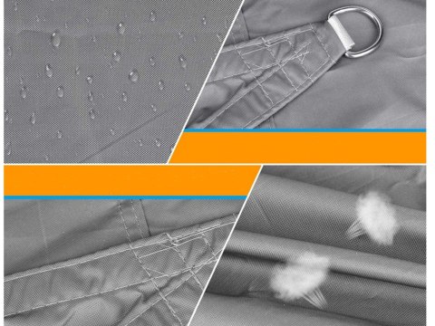 Żagiel przeciwsłoneczny wodoodporny markiza 3 x 3 x 3m 01885_SZ