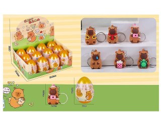 Brelok w jajku 8cm KAPIBARA BZ8572