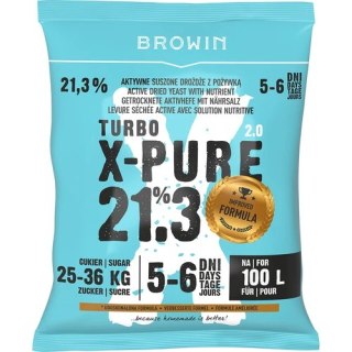 Drożdże Turbo X-Pure 21,3%, 100L