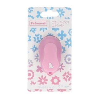 Dziurkacz ozdobny kot 9.5mm | 7161