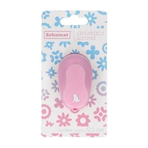 Dziurkacz ozdobny kot 9.5mm | 7161