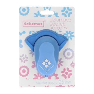 Dziurkacz wzorek 25 mm narożny KWIATEK | 7420 NR 40